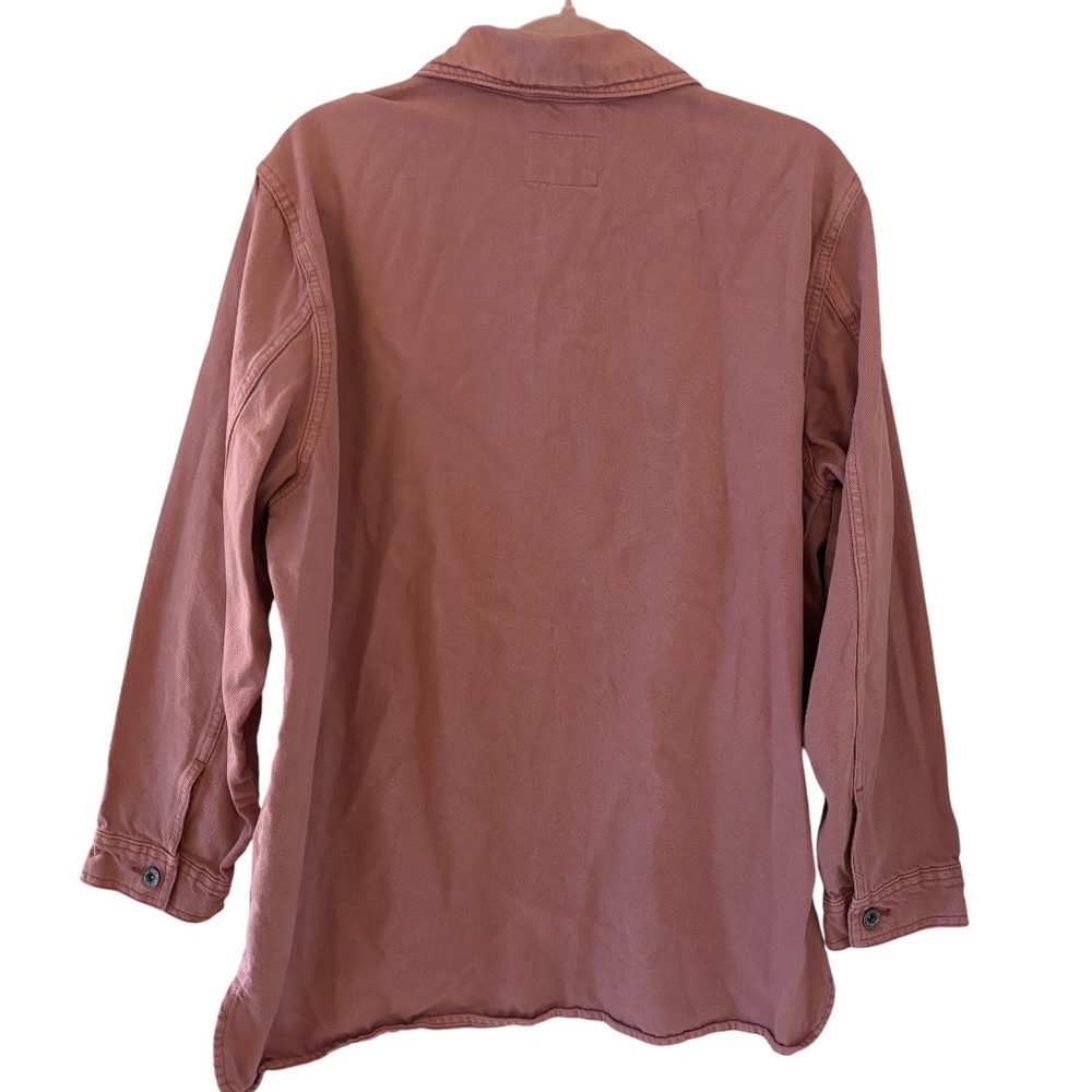 Old Navy Utility Jacket Shacket Pink Rose Large - Picture 8 of 14